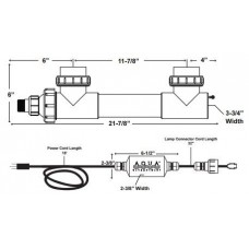 Aqua Ultraviolet Classic 2" UV 25 Watt A00028