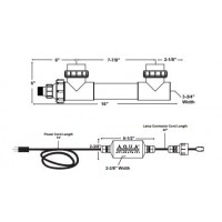 Aqua Ultraviolet Classic 2" UV 15 Watt Black  A00031