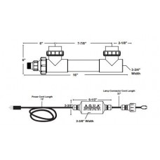 Aqua Ultraviolet Classic 2" UV 15 Watt Black  A00031