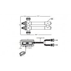Aqua Ultraviolet Classic 2" UV 80 Watt Clarifier/Sterilizer with Wiper Black  A00085
